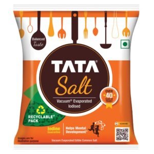 Tata Namak 1kg – Trusted Iodised Salt for Daily Use | Healthy & Clean Cooking Salt
