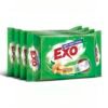 Exo Dishwash Bar 3+1 Free Combo | Ginger Power | Tough on Grease, Kills 99.9% Bacteria | 440g–520g Total (Weight May Vary)