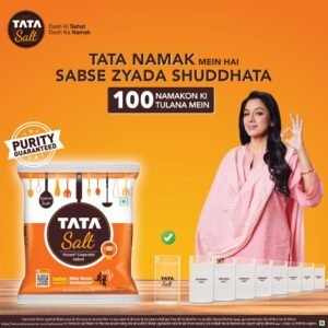 Tata Namak 1kg – Trusted Iodised Salt for Daily Use | Healthy & Clean Cooking Salt