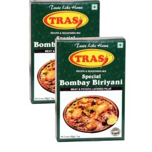 Brand Trasi Item Form Powder Diet Type Vegetarian Net Quantity 50.0 Grams Number of Items 2 Speciality No Artificial Color, Vegetarian Flavour Briyani Item Weight 50 Grams Number of Pieces 2 Region of Origin Asian