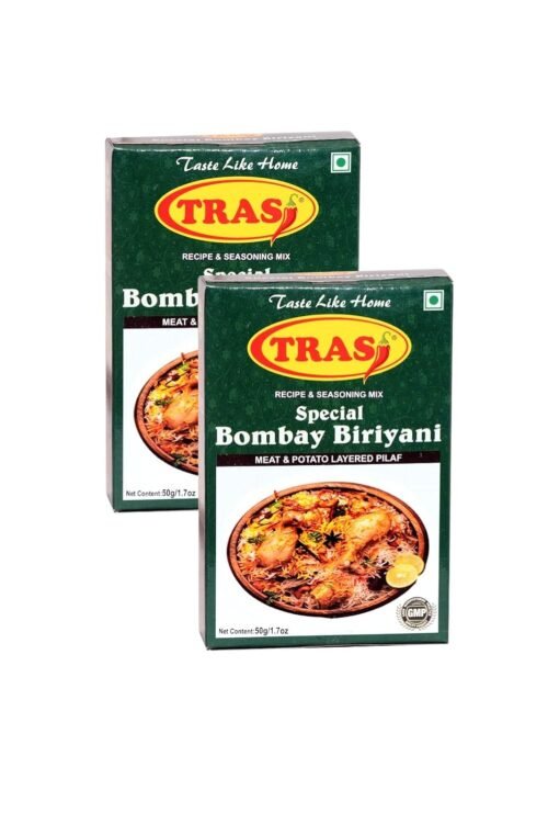 Brand Trasi Item Form Powder Diet Type Vegetarian Net Quantity 50.0 Grams Number of Items 2 Speciality No Artificial Color, Vegetarian Flavour Briyani Item Weight 50 Grams Number of Pieces 2 Region of Origin Asian