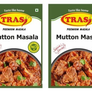 About this item No added MSG, no artificial flavours, no added colours & preservatives Low Temperature Grinding so that the spices retains its Freshness and Aroma. Reduce cooking preparation time by using Trasi spice mixes range Have you met your Perfect taste partner yet? The Perfect match is waiting for you! Add Trasi Mutton masala powder to your spice family at home and elevate your palate! Hygienically packed This provides the exact balance between the spice-elements and extra ingredients in the dish