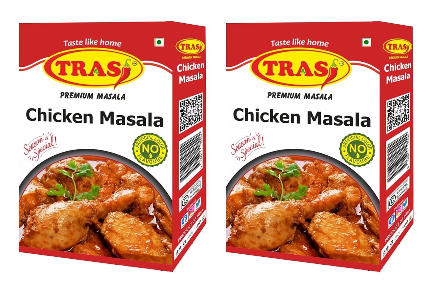 TRASI Chicken Masala- Chicken Gravy Mix 100gram Pouch
