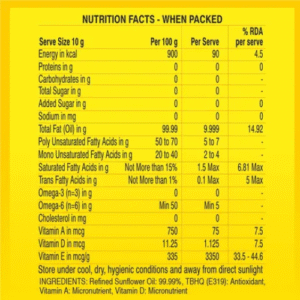 Freedom Refined Sunflower Oil Bottle