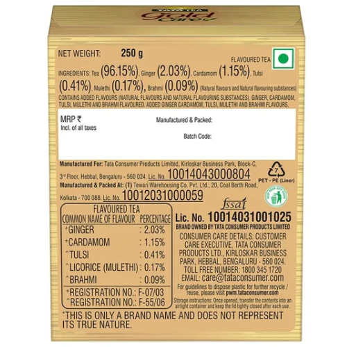 Tata Tea Gold Care Cardamom and Ginger Tea